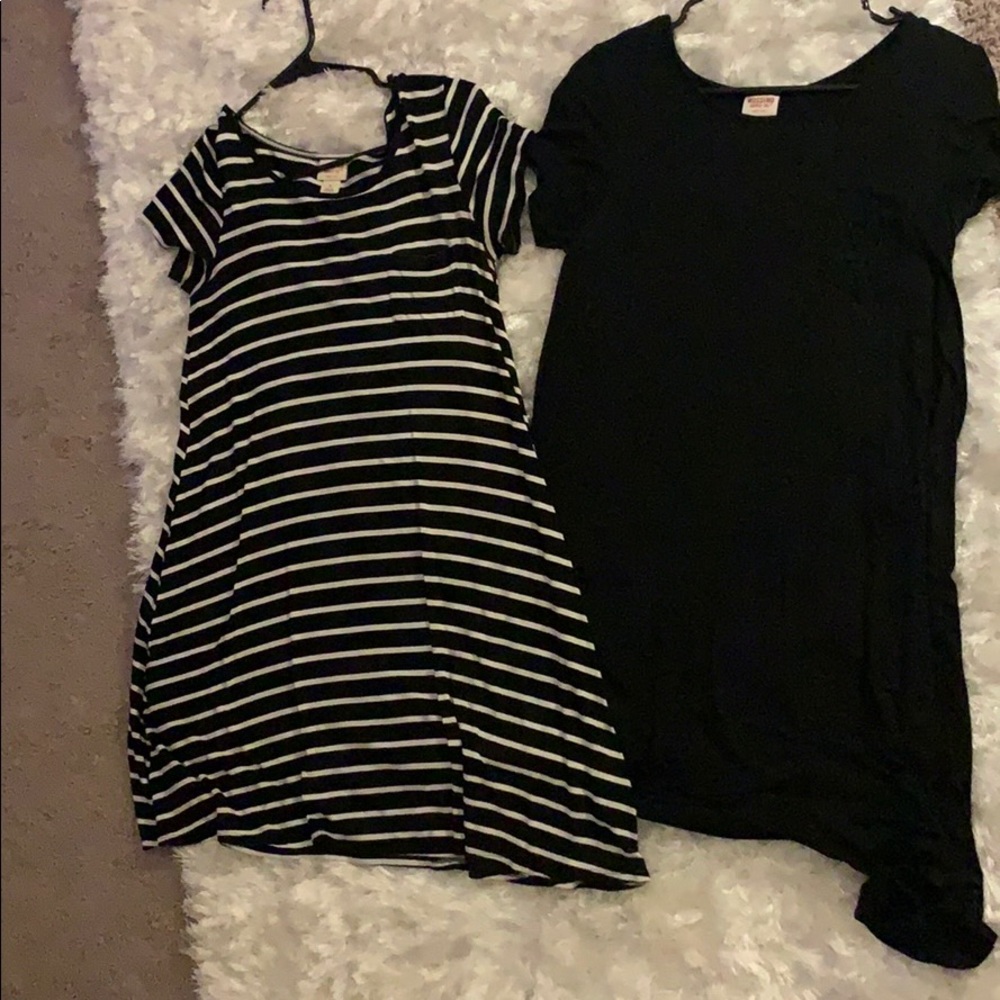 Two t-shirt dresses!